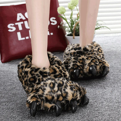 Paw Designer Funny Animal Claw Home Furry Warm Slippers