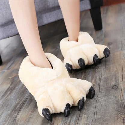 Paw Designer Funny Animal Claw Home Furry Warm Slippers