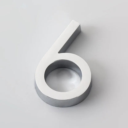 1pc 3D Numeral Door Plaque House Door Label