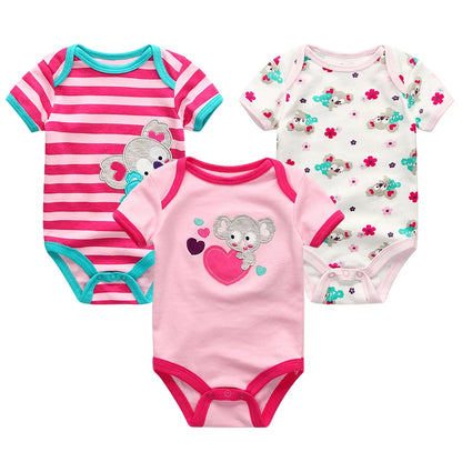 Baby Jumpsuits 3 Pieces Newborn Toddler Set