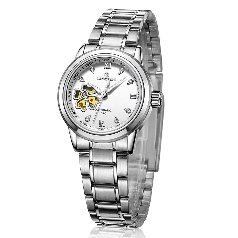 DANA Automatic Diamond Leather Watch
