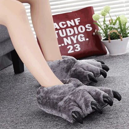 Paw Designer Funny Animal Claw Home Furry Warm Slippers