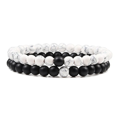 DANA Set Lava Stone Tiger Bracelets