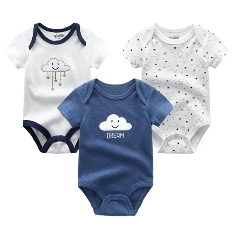 Baby Jumpsuits 3 Pieces Newborn Toddler Set