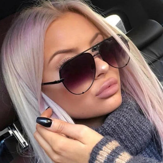 Vintage Aviation Retro Gradient Sunglasses