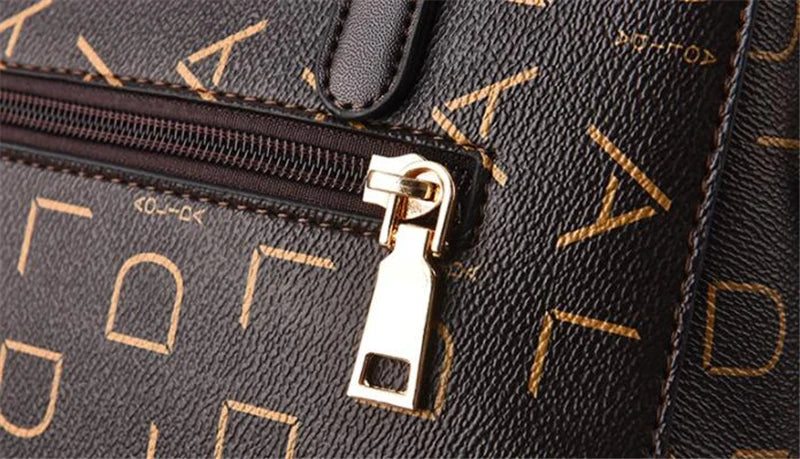 DANA English Letter PU Leather Bag