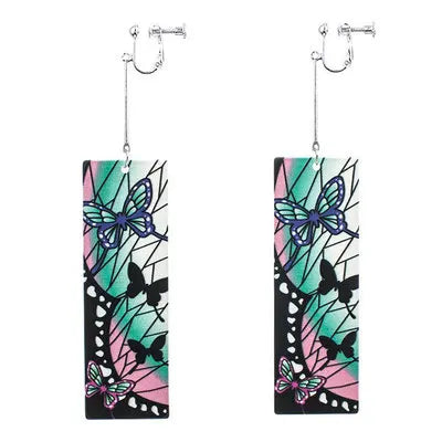 Acrylic Demon Drop Long Earrings
