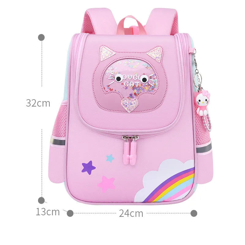 School bags for kids girls cute bookbag pink schoolbag