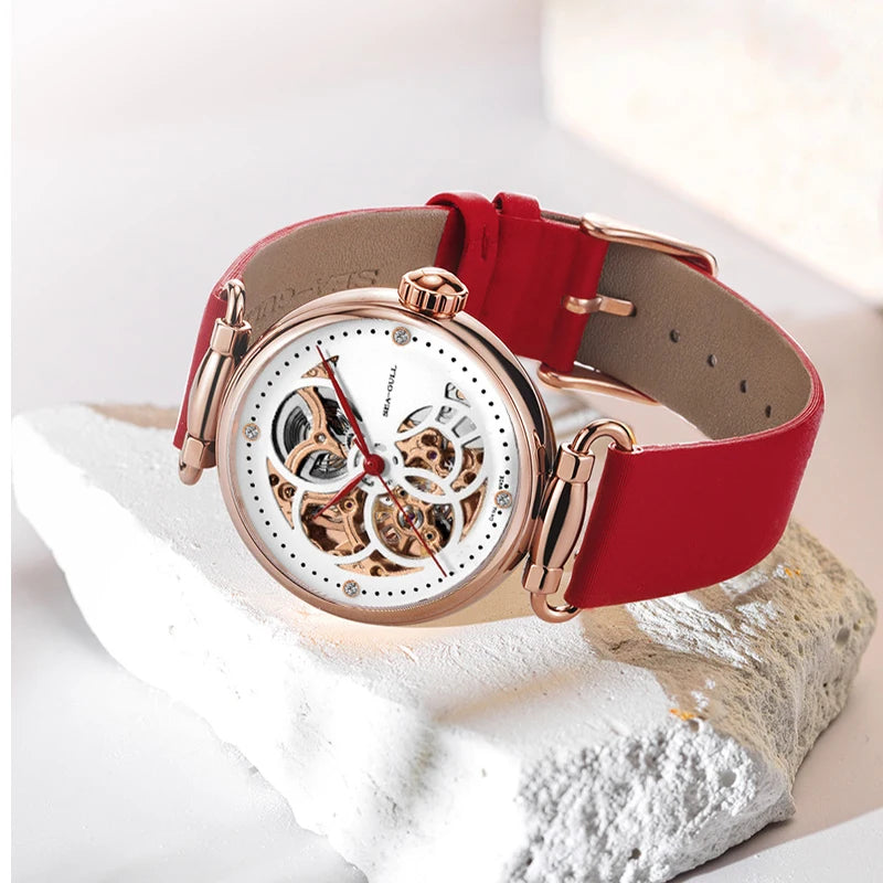Luxury Dial Hollow Stainless Steel Wristwatch Watches
