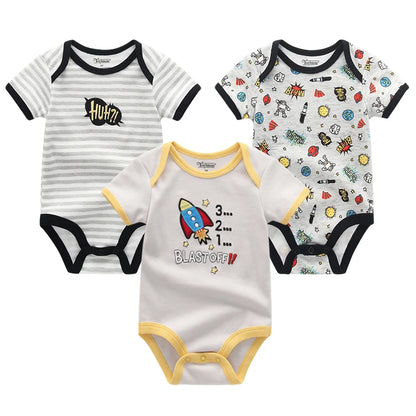 Baby Jumpsuits 3 Pieces Newborn Toddler Set