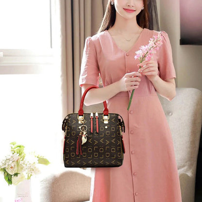 DANA English Letter PU Leather Bag