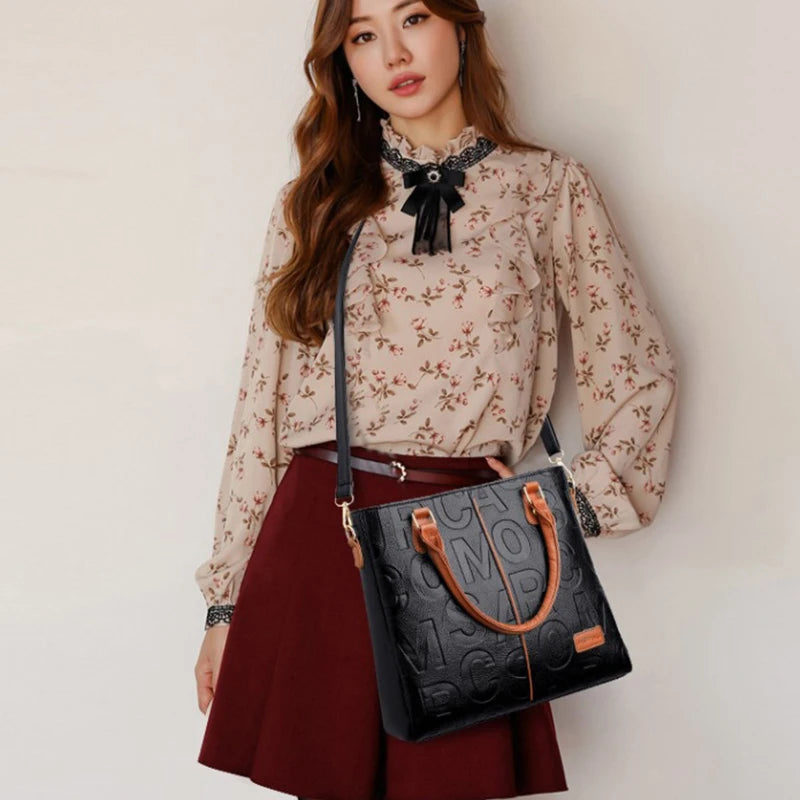 Luxury pu Leather Crossbody Bags for