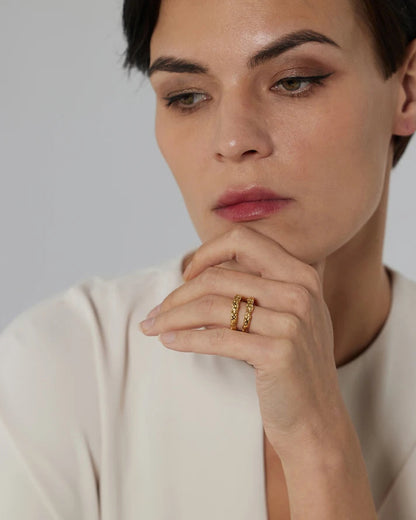 DANA Stainless Steel Round Rings