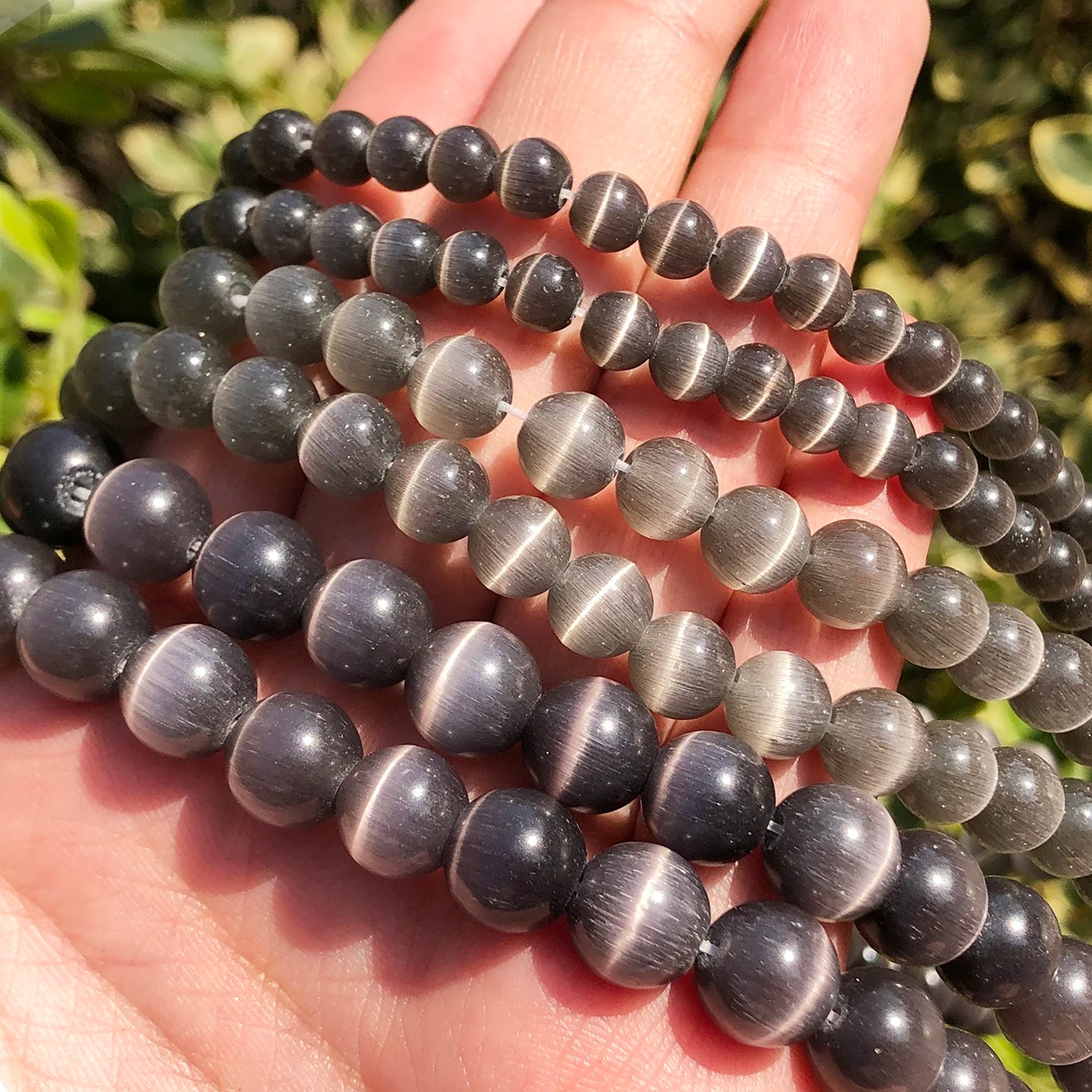 Cat Eye Beads Moon Stone DIY Bracelet