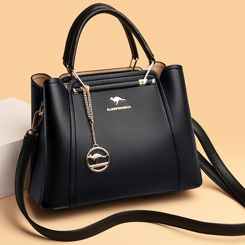 Luxury Soft Leather Shoulder Crossbody Bag
