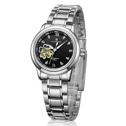 DANA Automatic Diamond Leather Watch