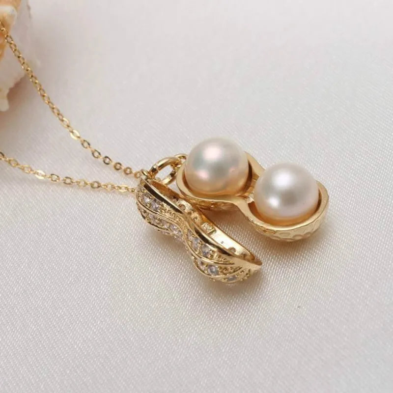 Moana Kolye Collares Natural Freshwater Pearl Necklace