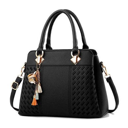 Tassel PU Leather Crossbody Bag S
