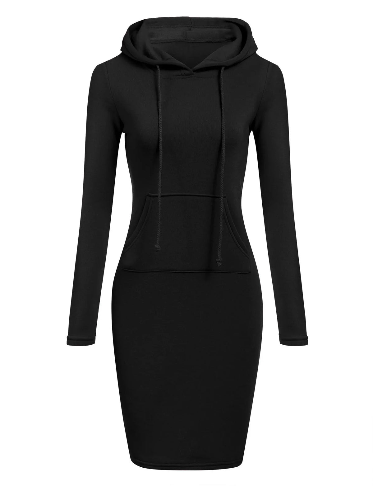 Hooded Sweatshirts Slim Long Sleeve Dress