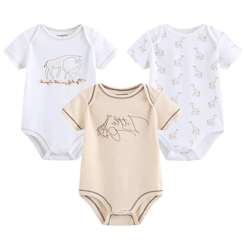 Baby Jumpsuits 3 Pieces Newborn Toddler Set