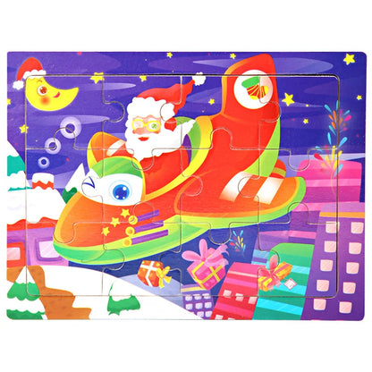 15*11cm 3D Puzzle Cartoon Animals Wood Puzzle Kids