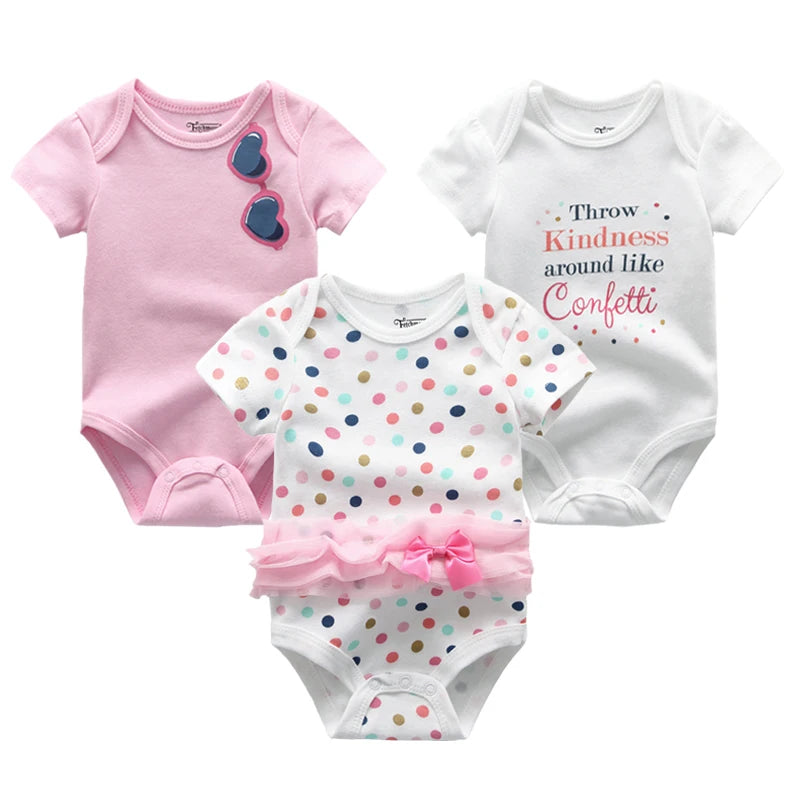Baby Jumpsuits 3 Pieces Newborn Toddler Set