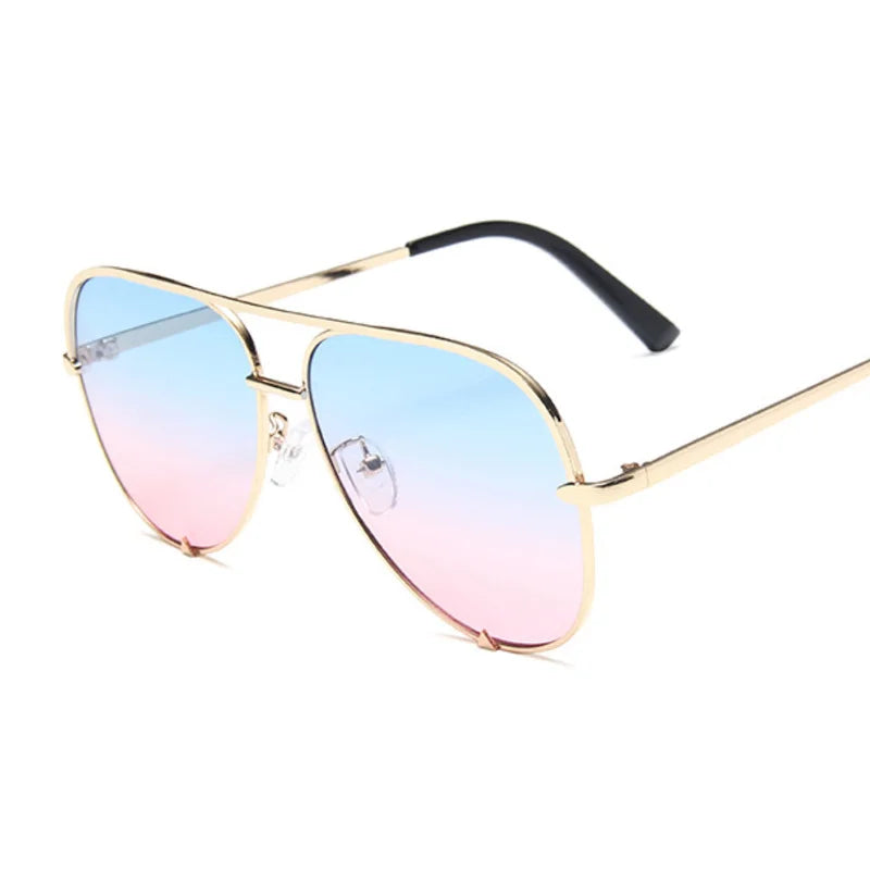 Vintage Aviation Retro Gradient Sunglasses