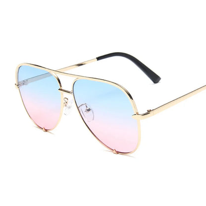 Vintage Aviation Retro Gradient Sunglasses