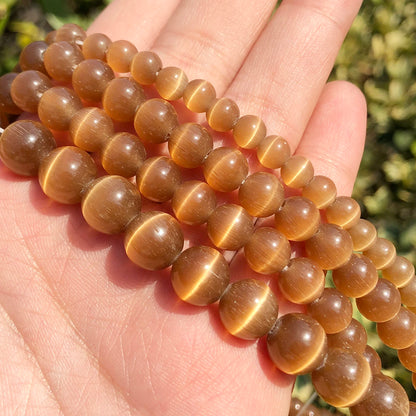 Cat Eye Beads Moon Stone DIY Bracelet