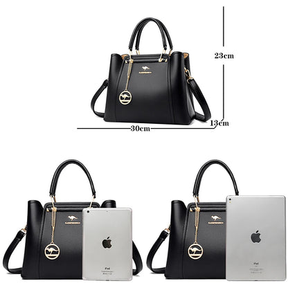 Luxury Soft Leather Shoulder Crossbody Bag