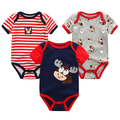 Baby Jumpsuits 3 Pieces Newborn Toddler Set