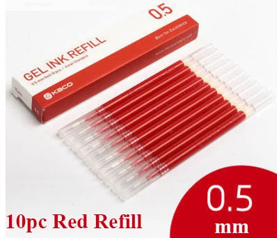 5Pcs/Pack Kaco Gel Pen Kawaii Push Sign Pens with Refill for Gel Pen