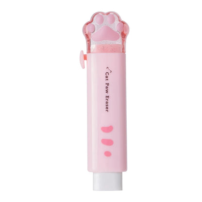 Creativity Retractable Kawaii cat claw Pencil eraser
