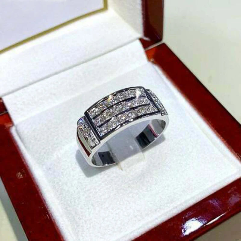 Elegant Bridal Shiny CZ Stone Rings