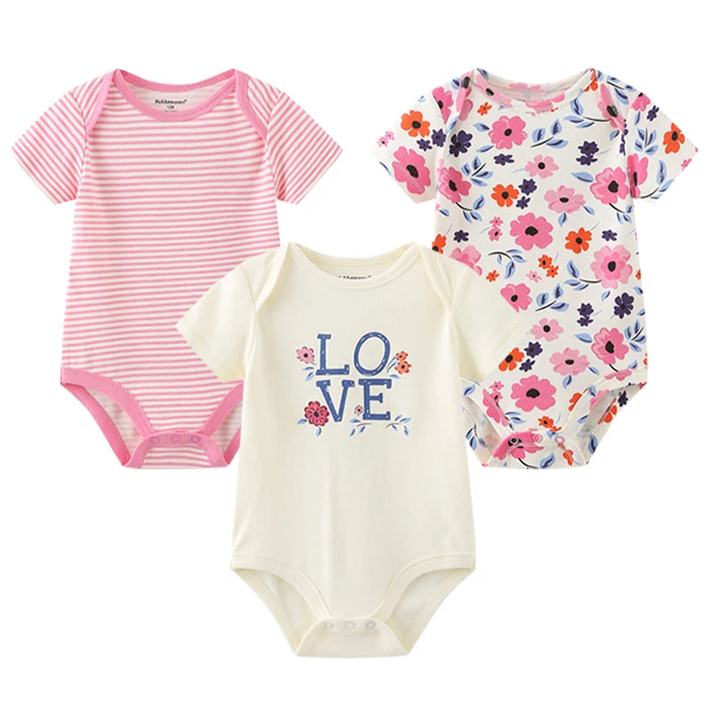 Baby Jumpsuits 3 Pieces Newborn Toddler Set