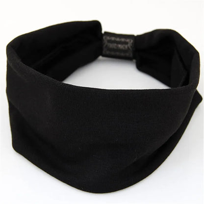 Cotton Wide Stretch Headbands