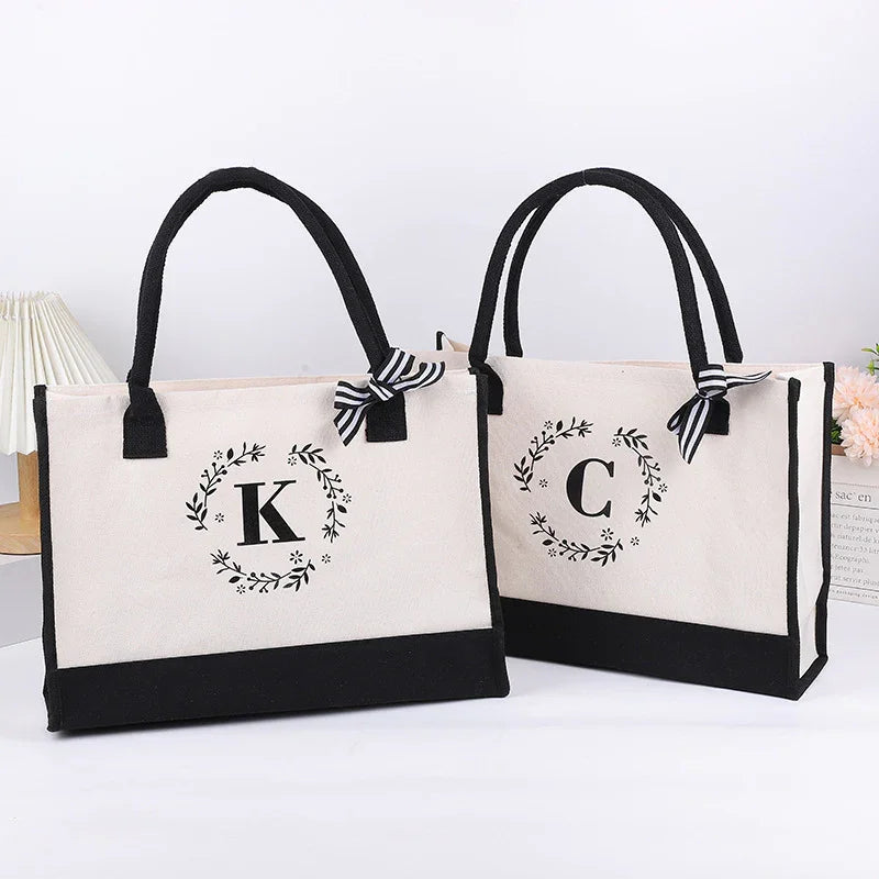 Canvas Letter Big Capacity Bags