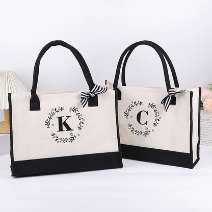 Canvas Letter Big Capacity Bags
