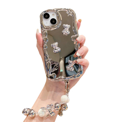 Electroplated Mirror iPhone Case Love Bracelet Apple