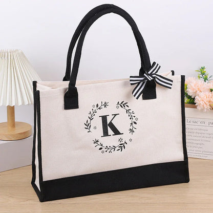 Canvas Letter Big Capacity Bags