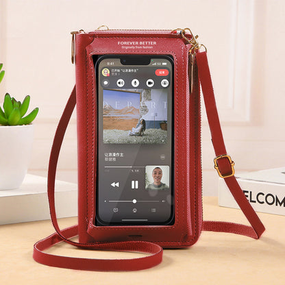 Touch Screen Mobile Phone Cross-Body Bag
