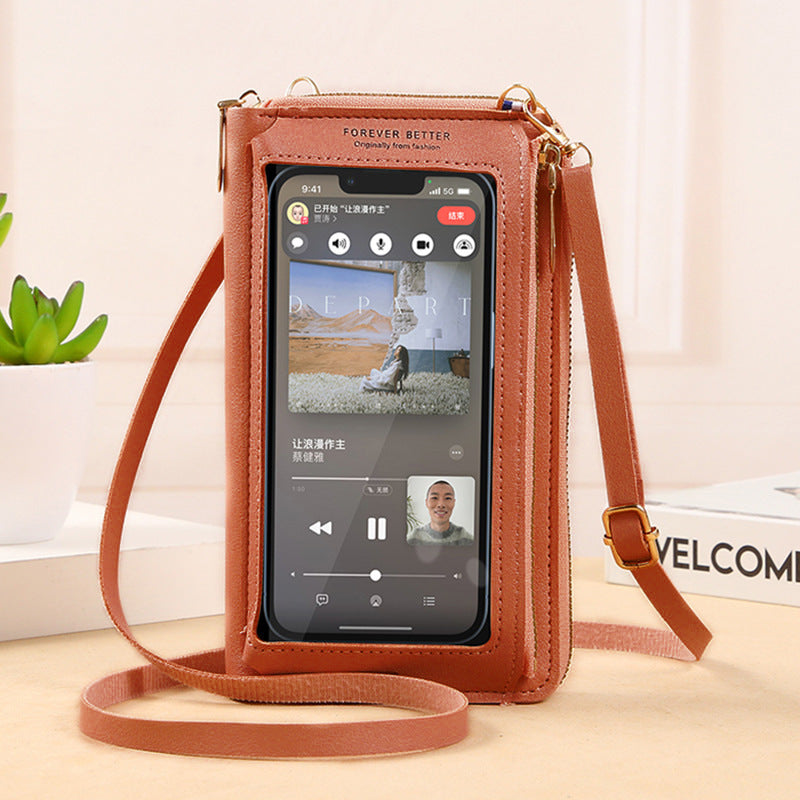 Touch Screen Mobile Phone Cross-Body Bag
