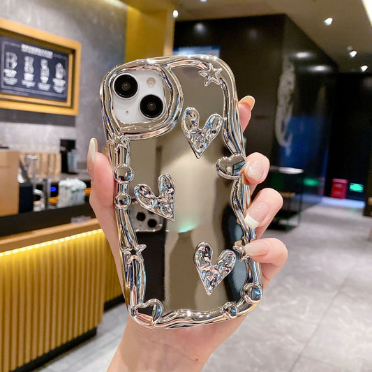 Electroplated Mirror iPhone Case Love Bracelet Apple