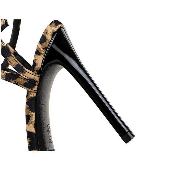 high-heeled buckle strap Shoes