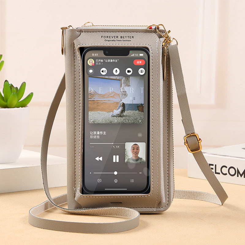 Touch Screen Mobile Phone Cross-Body Bag