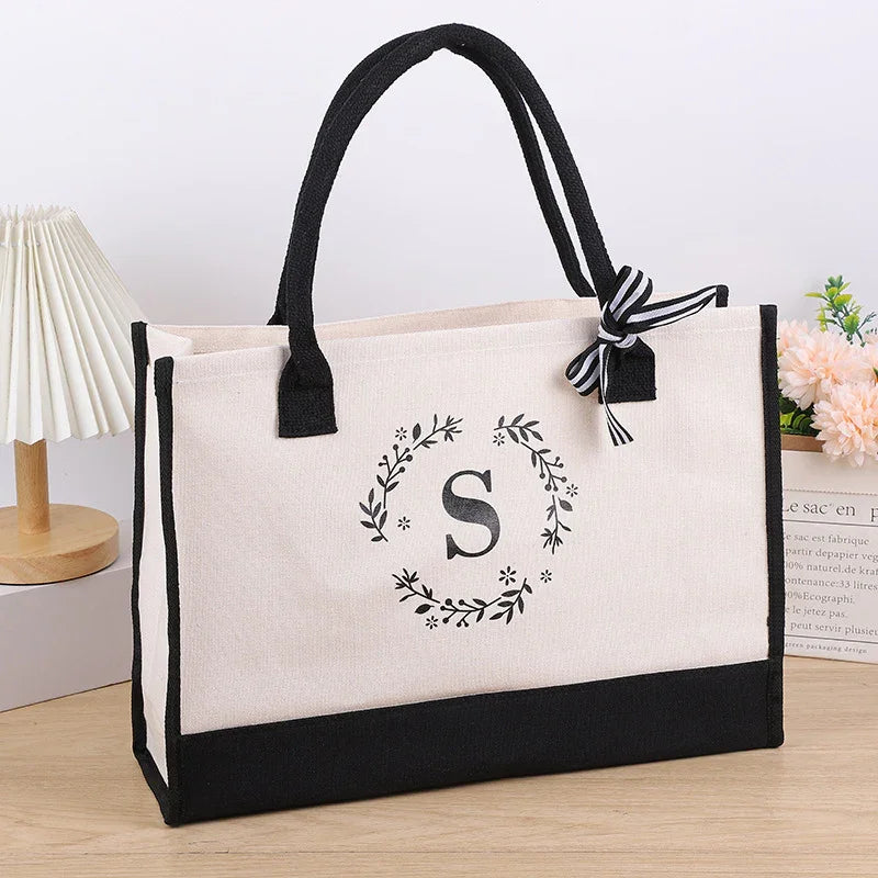 Canvas Letter Big Capacity Bags