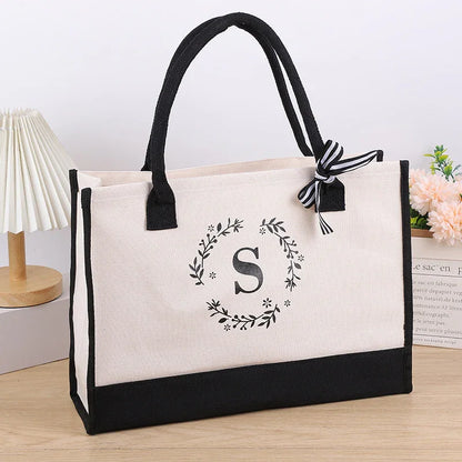 Canvas Letter Big Capacity Bags