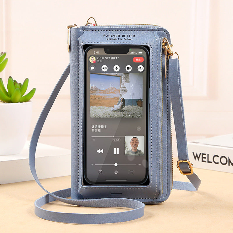 Touch Screen Mobile Phone Cross-Body Bag