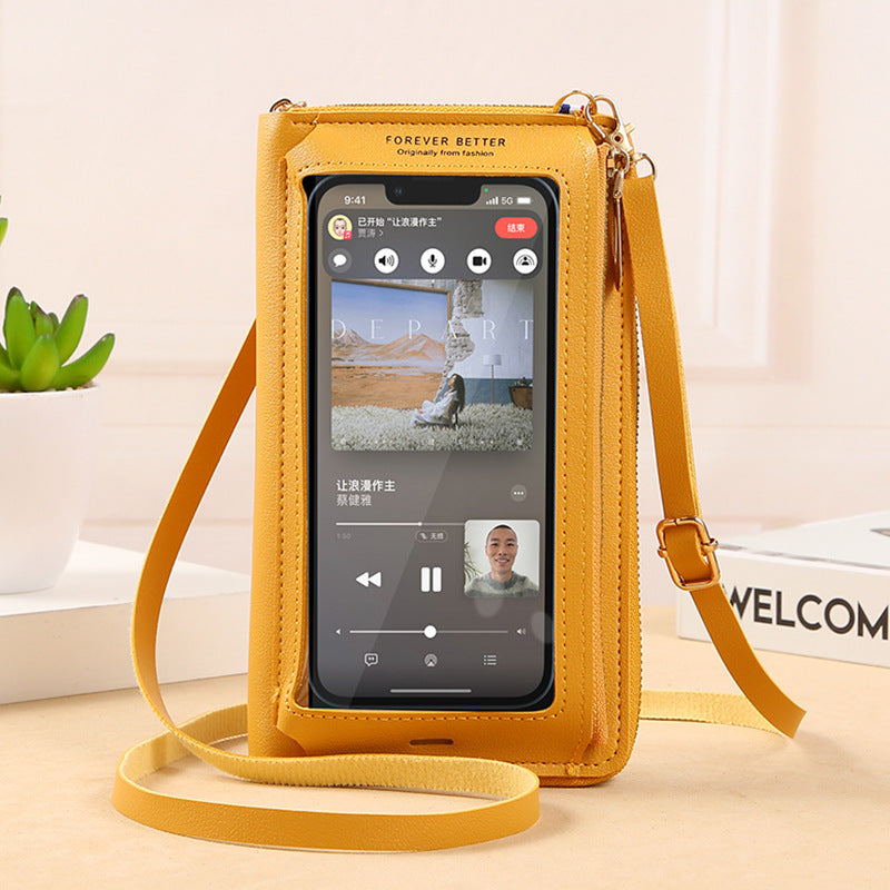 Touch Screen Mobile Phone Cross-Body Bag