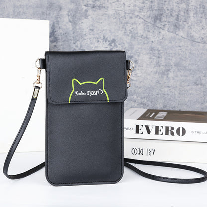Touch screen mobile phone bag